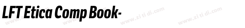 LFT Etica Comp Book字体转换